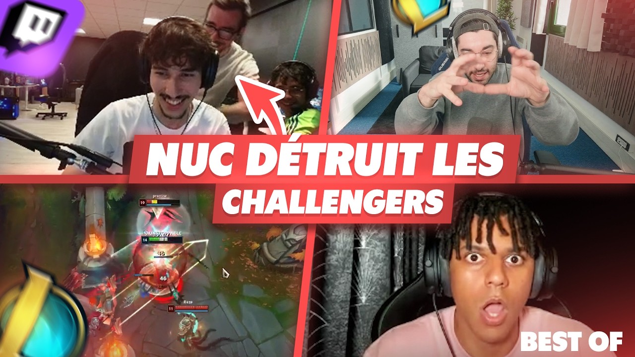 NUC FAIT DANSER LES CHALLENGERS, ARTHUR CEO ZYB ? - Best Of LoL #1316 Réactions