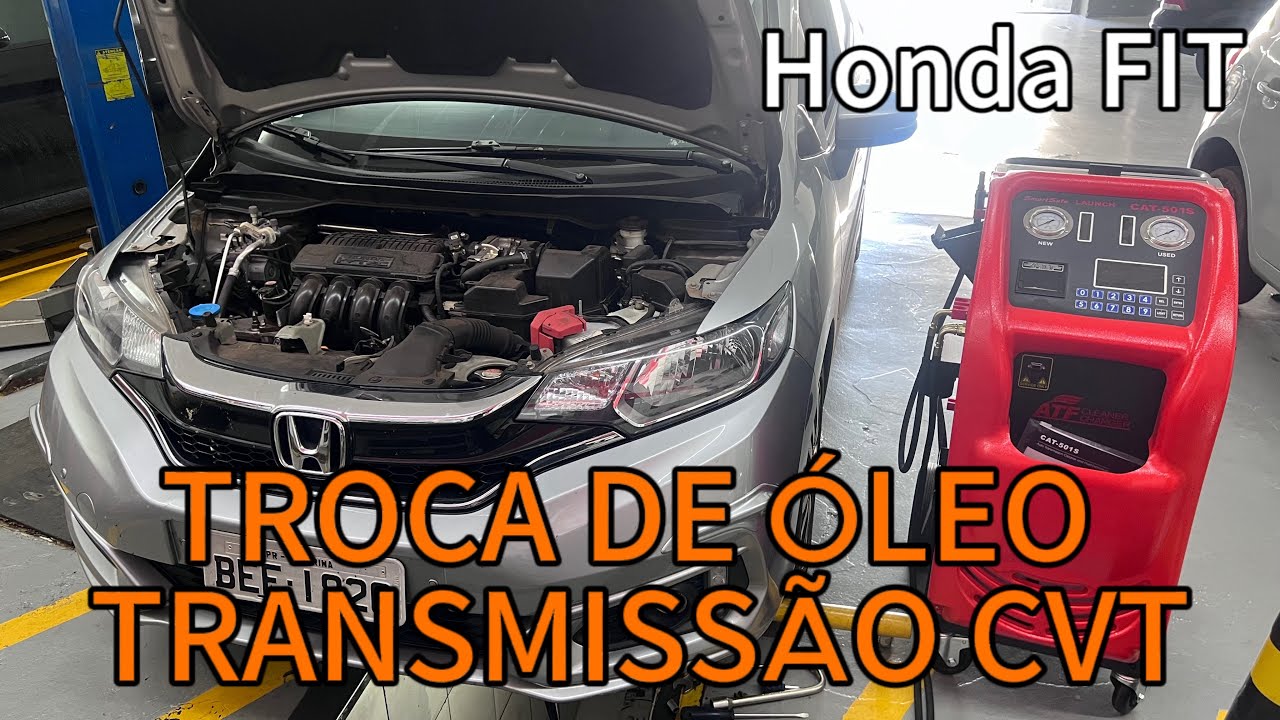 TROCA DE ÓLEO DE CÂMBIO AUTOMÁTICO HONDA FIT 2017 1.5 CVT HCF-2
