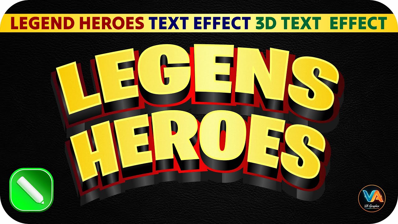 CorelDRAW 3D Gold Text Effect Tutorial | Legends Heroes 3D Text Design | Easy Trick 2026