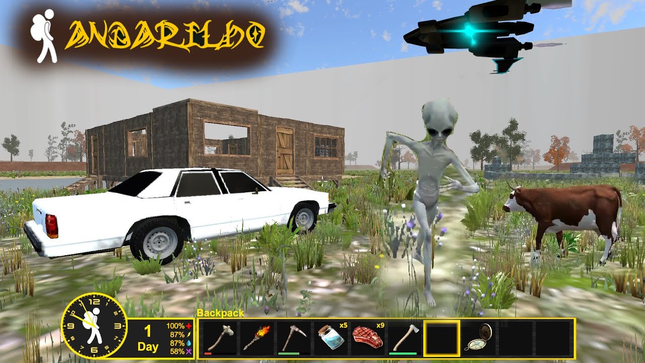 Andarilho ✅ Gameplay 2023 ✅ PC Steam Survival game 2017/Drive/Hunt/Craft/Build