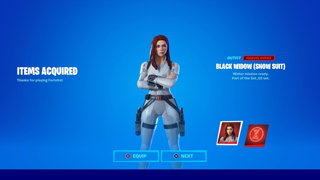 HOW TO GET NEW BLACK WIDOW SNOW SUIT SKIN IN FORTNITE!
