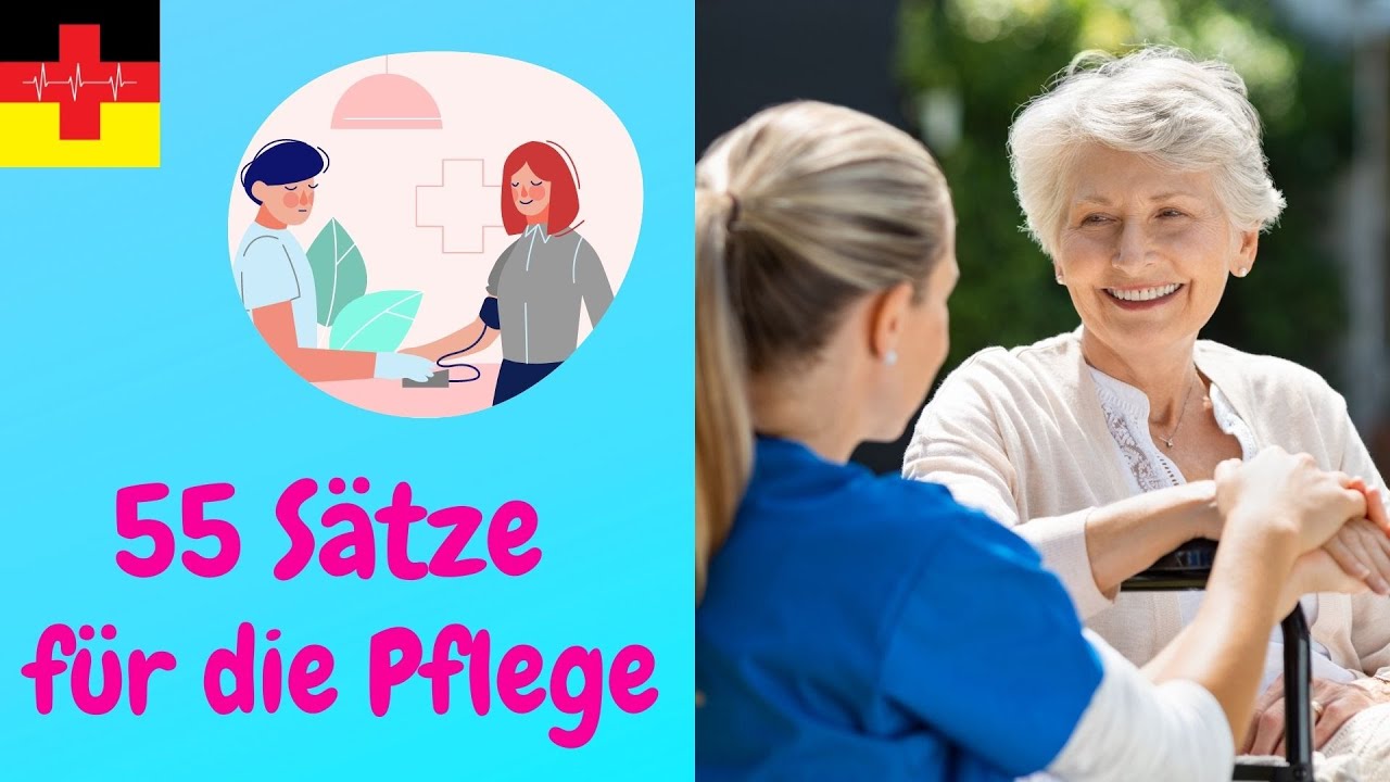 Fleißig Deutsch sprechen I Aufnahme des Patienten // Erstgespräch - Deutsch für Pflege