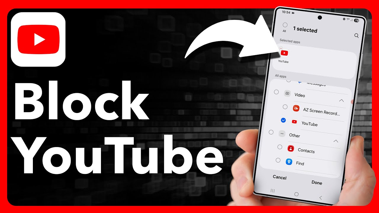 How To Block YouTube App On Android Phone