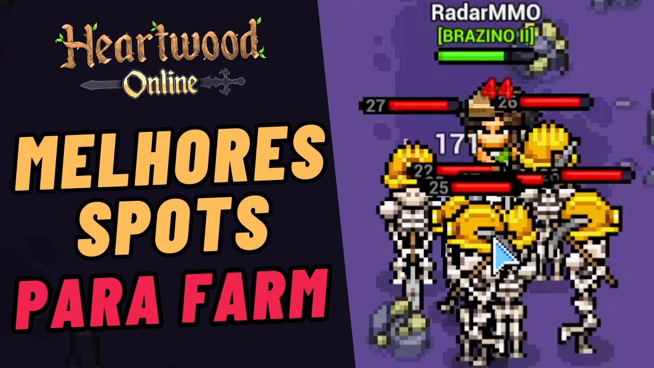 OS DEZ MELHORES SPOTS PARA FARM EM HEARTWOOD ONLINE! DICAS DE FARM!