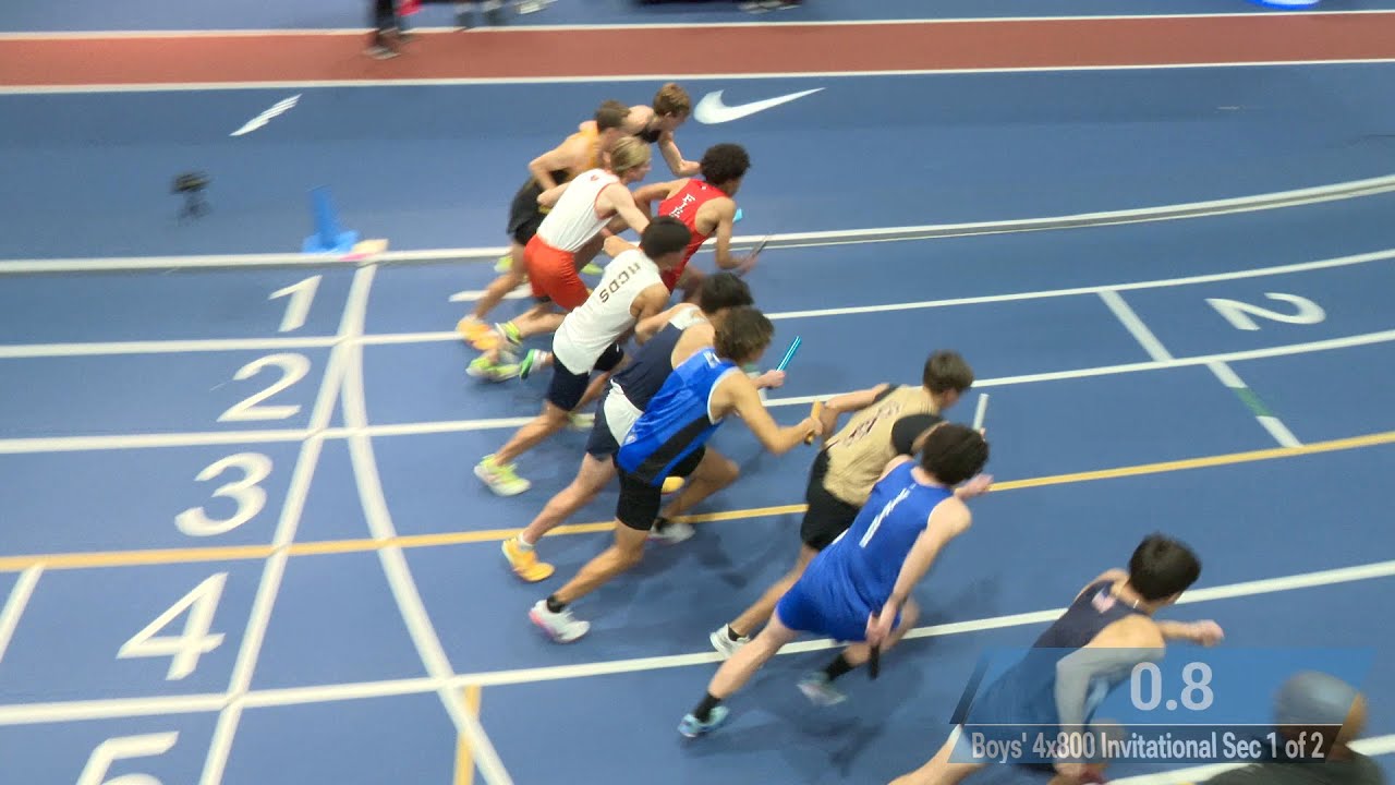 Boys 4x800m Relay Section 1 - Millrose Games Trials 2026 [Full Race Replay]