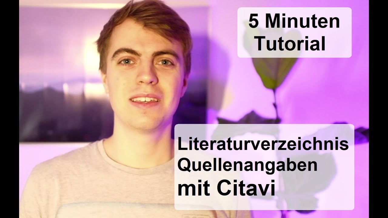 CITAVI Literaturverzeichnis und Quellenangaben erstellen | Schnell & Sauber in 5 Minuten