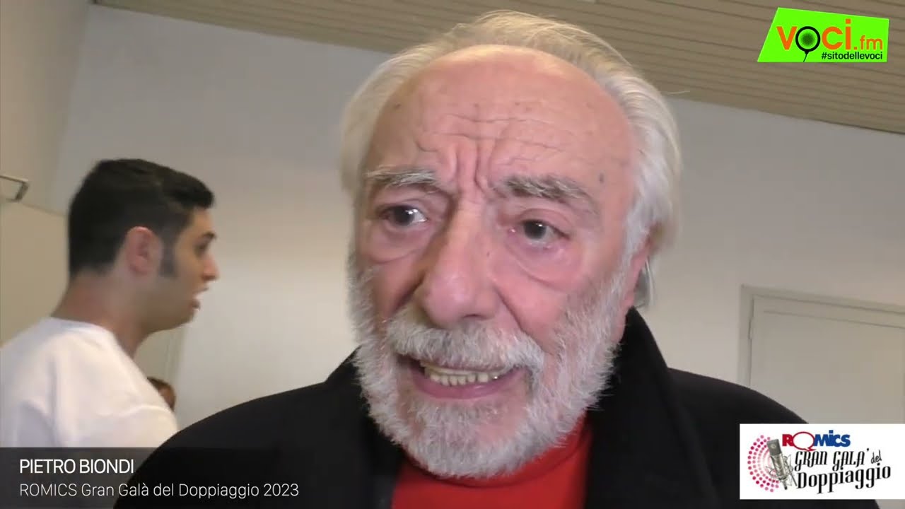 Gran Gal&agrave; del Doppiaggio 2023: Pietro Biondi su VOCI.fm