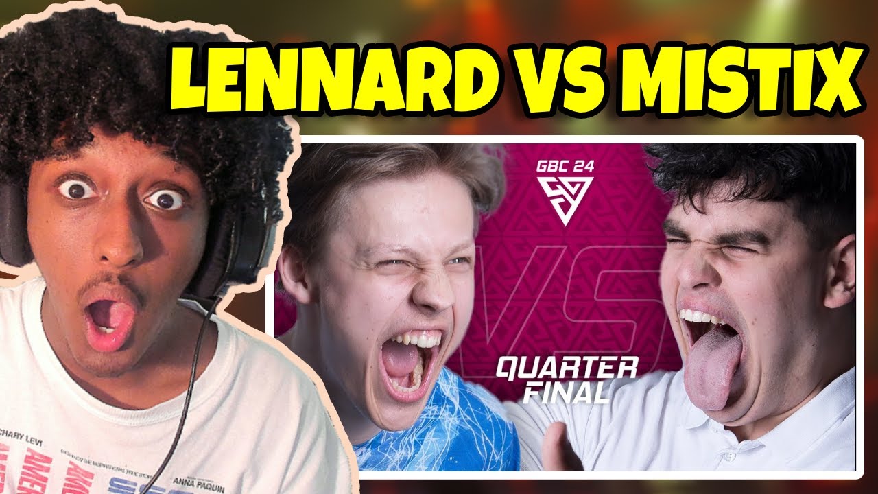 Yolow Reacts | Lennard vs. Mistix | 1/4 - Final | LOOP | German Beatbox Championship 2024