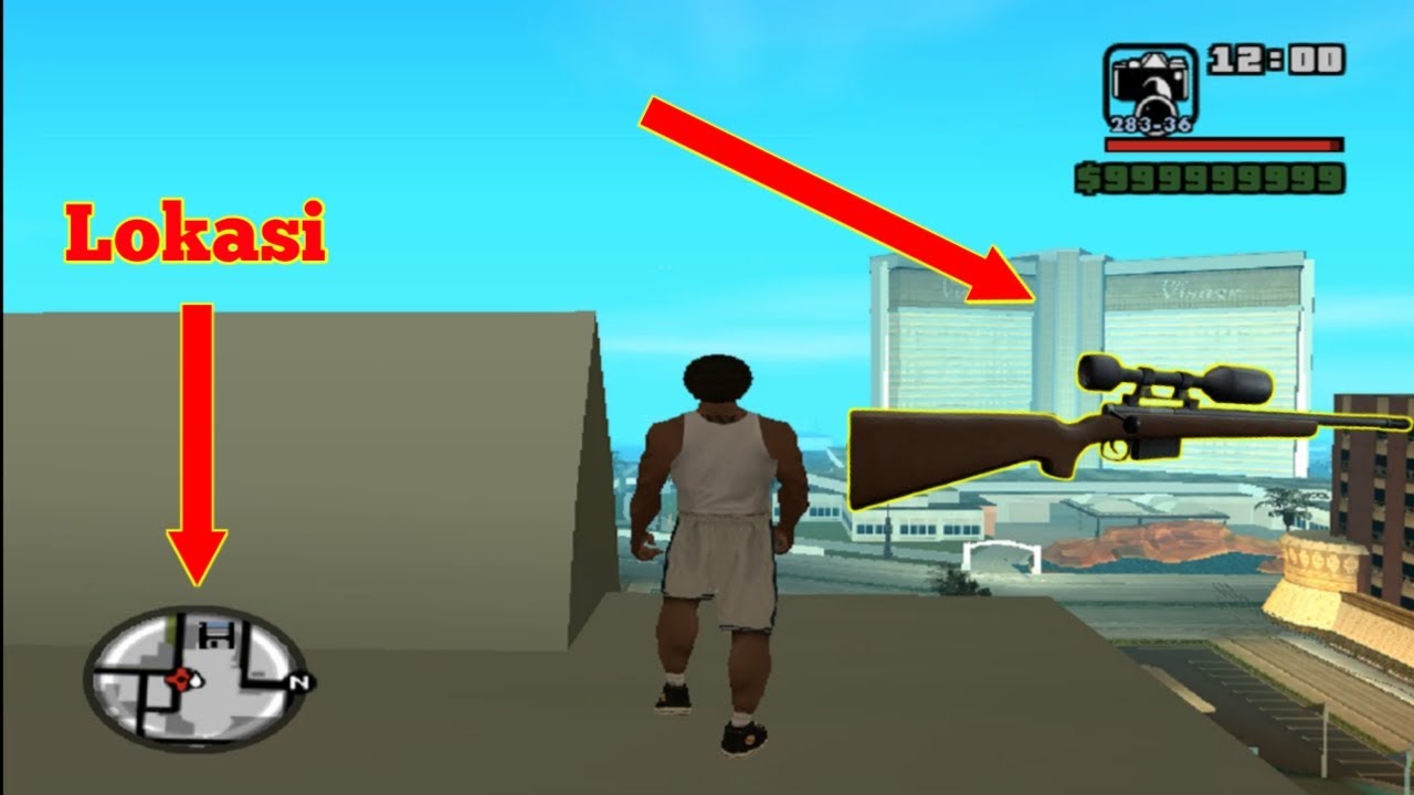 7 Lokasi Sniper Rifle Gta San Andreas