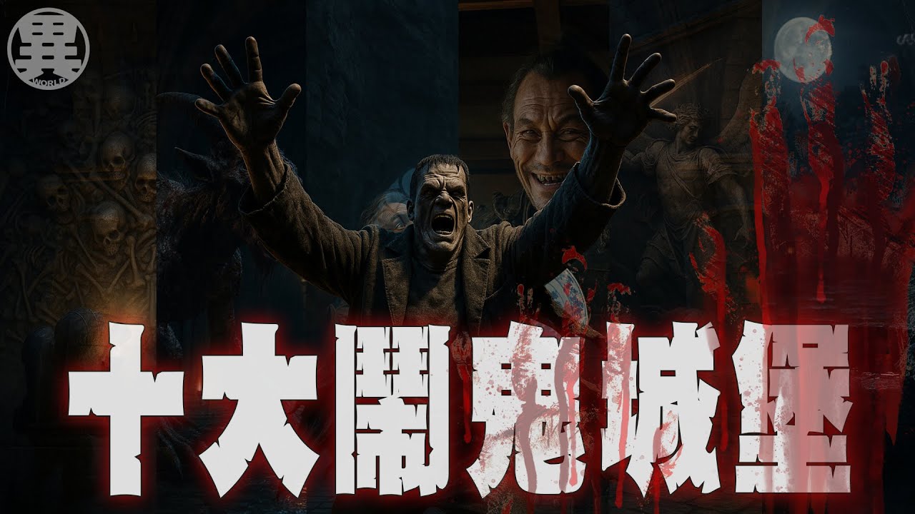 【慎入】住一晚就會發瘋！世界最恐怖的10座鬧鬼城堡...第5名連鬼魂獵人都不敢久待！│異世界