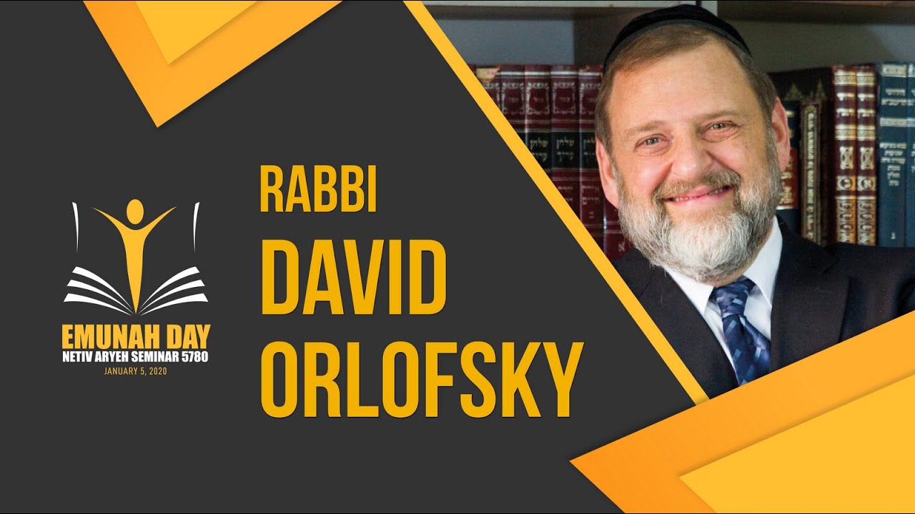 ‪Why Be Jewish? - Rav Dovid Orlofsky | Emunah Day 5780