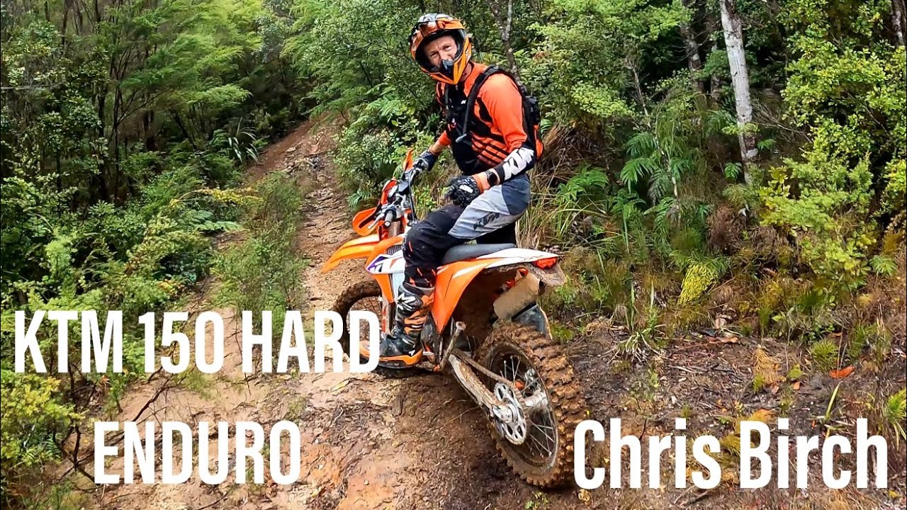 Hard Enduro training on the KTM 150 EXC Chris Birch