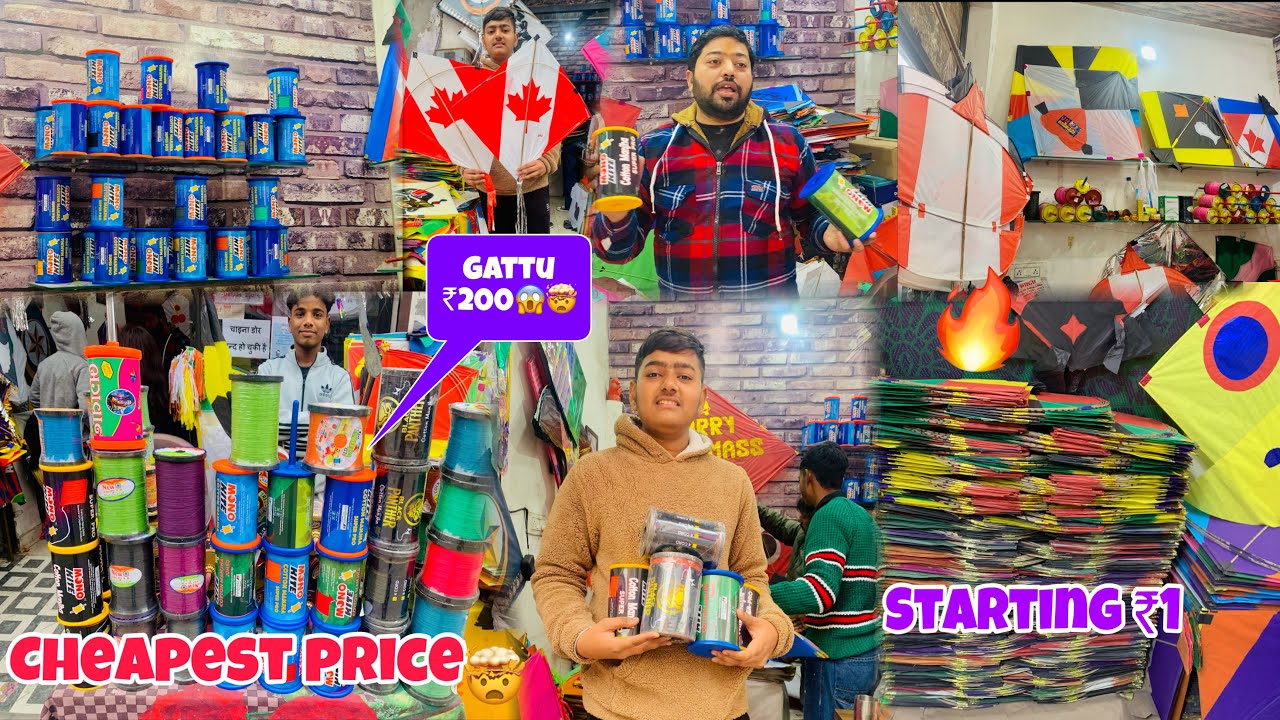 Kites on Wholesale Price😍 Cheapest kites market ludhiana🔥 || wholesale daresi kite market😳 patang