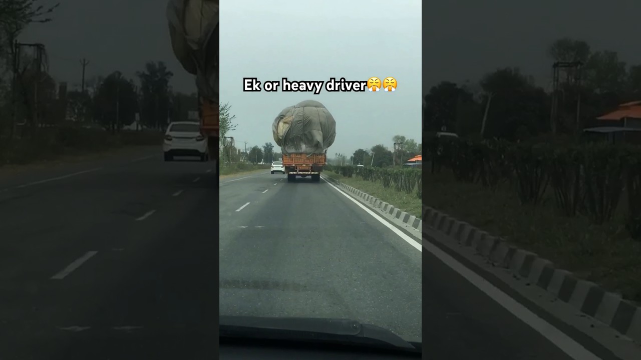 Heavy driver😤 #viral #cars #shorts #tranding #hyundai #honda #tata #truck #indianroad  #roadrage