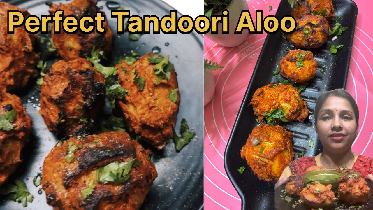 🔥 घर पर होटल स्टाइल तंदूरी आलू रेसिपी | Tandoori Aloo in Electric Tandoor | Easy Veg Starter