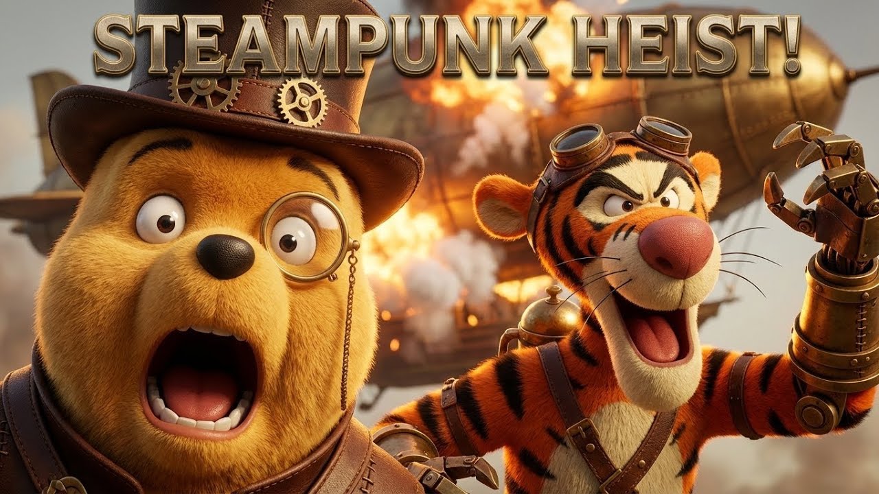 Tigger’s Mechanical Claw vs GIANT Steam Bots! 🤖🐝 You Won’t Believe This | Funny Pooh Animation