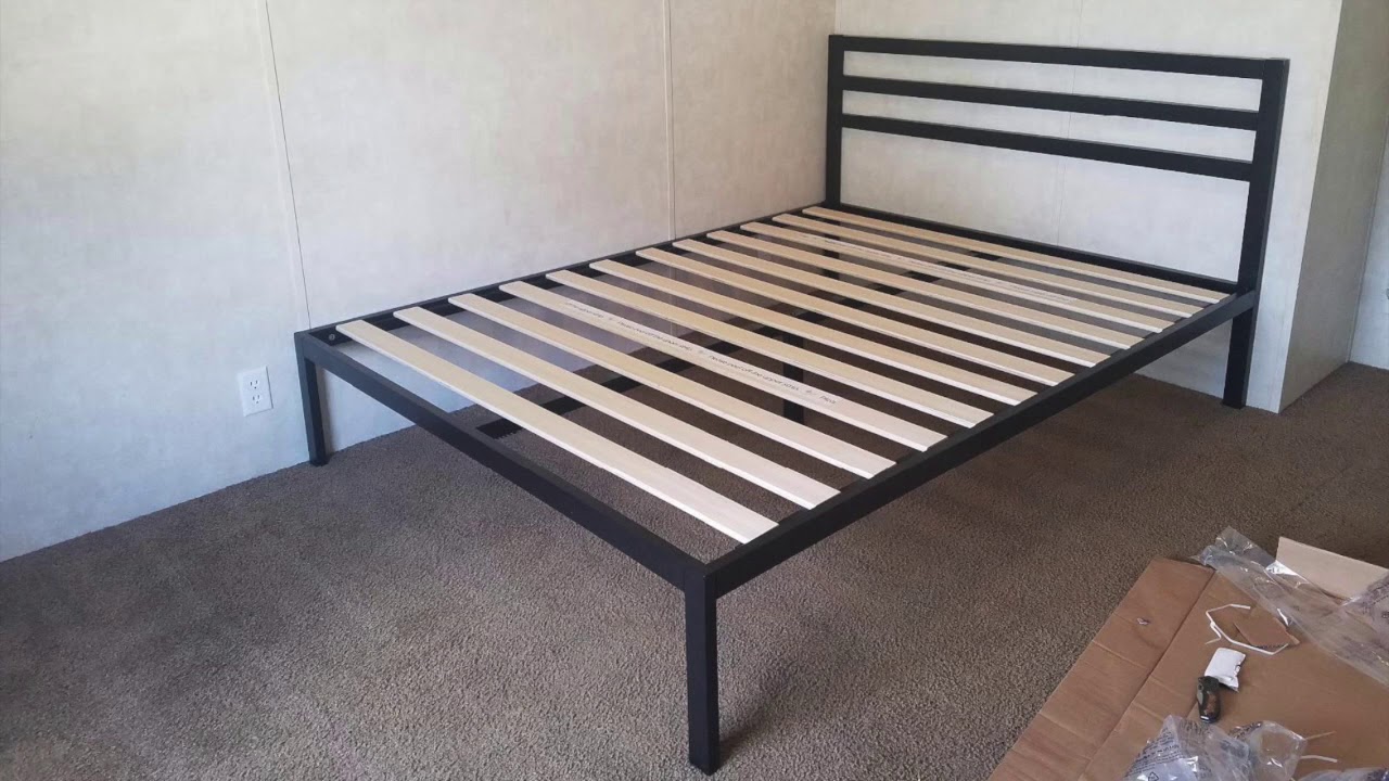Zinus Modern Studio 14 inch Platform 1500h Metal Bed Frame Assembly Review
