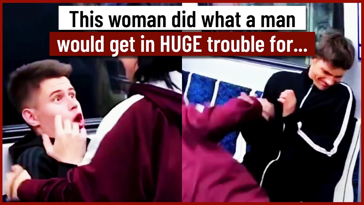 This woman did what a man would get in HUGE trouble for but...