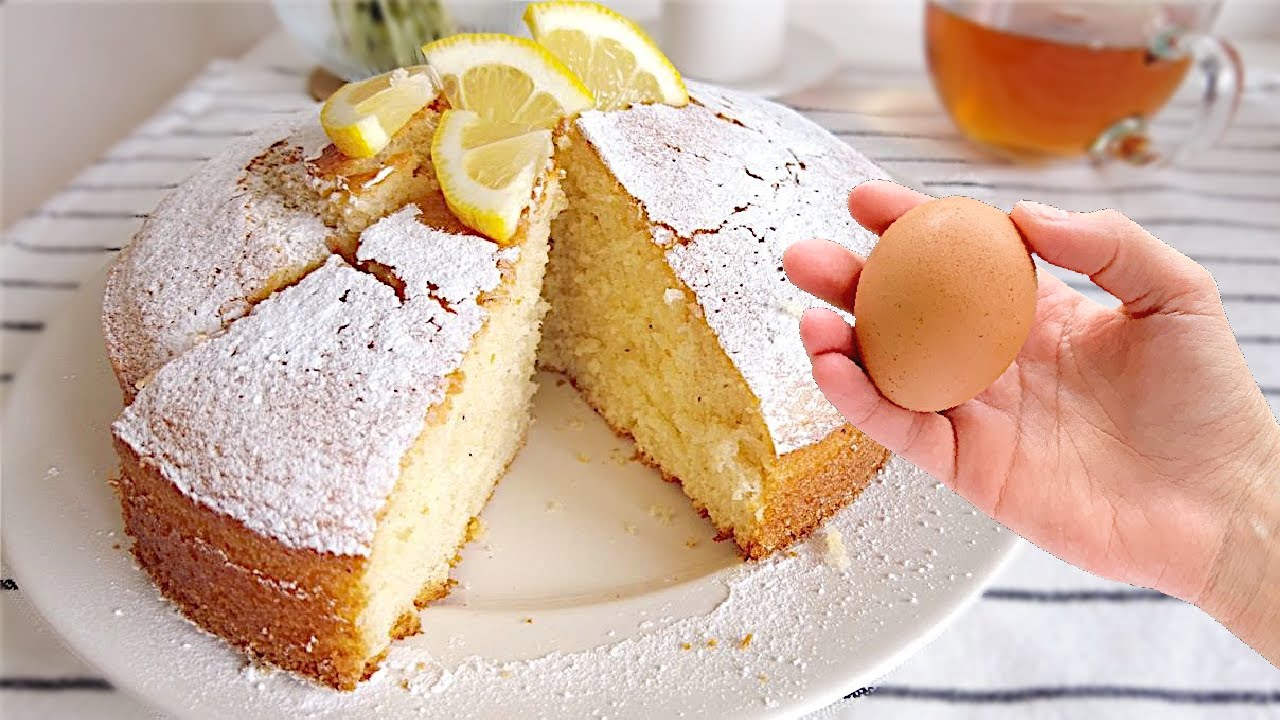 ONLY ONE EGG sponge cake | Incredibly simple and always turns out well