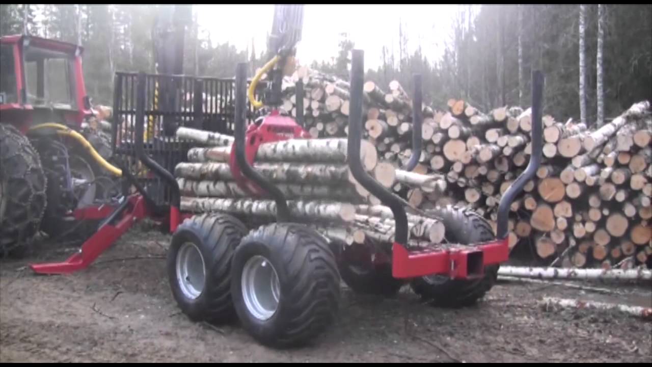 FARMI 4670-100 Log Loader & Trailer