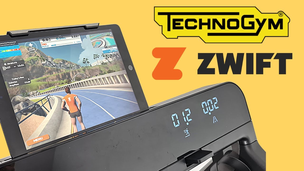 BIEŻNIA TECHNOGYM GADA Z APLIKACJĄ ZWIFT