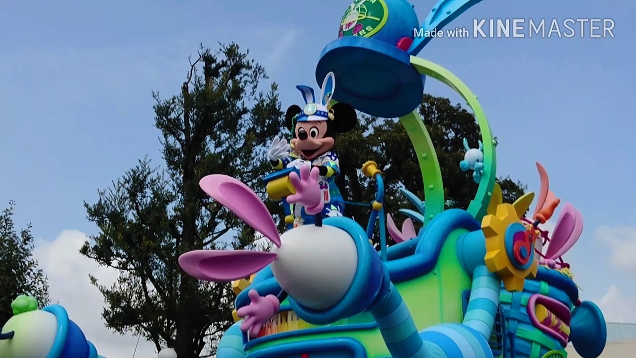 [高画質][TDL][ミッキーポジ]ディズニーイースター2017 パレード うさたま大脱走