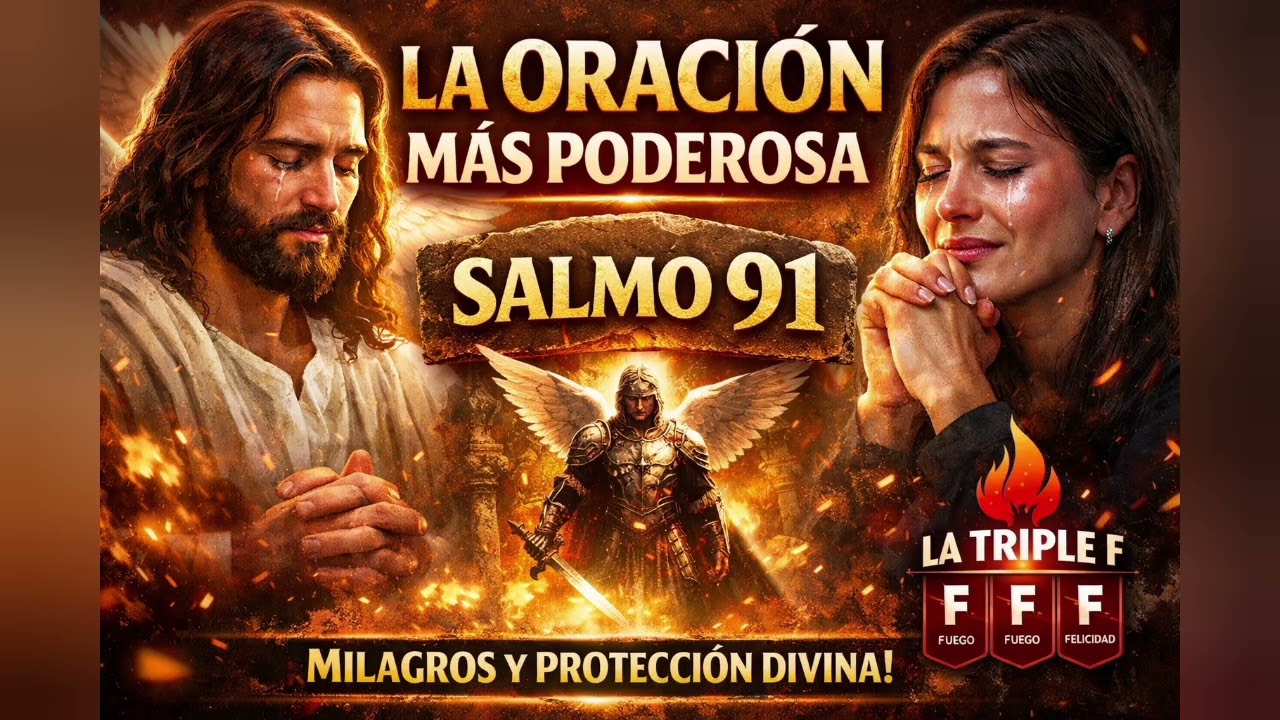Esta es la Oración Más Poderosa del Salmo 91/ Protección, Paz y Milagros Urgentes♥️🙏 #salmo91 #viral