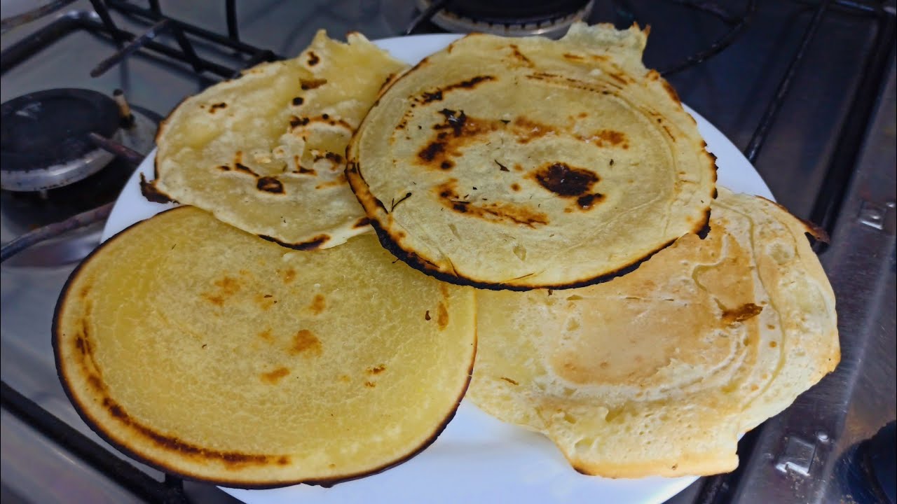 BRUACA DE FRIGIDEIRA SEM OVO,SEM LEITE FEITA COM S&Oacute; 3 INGREDIENTES EM 5 MINUTOS