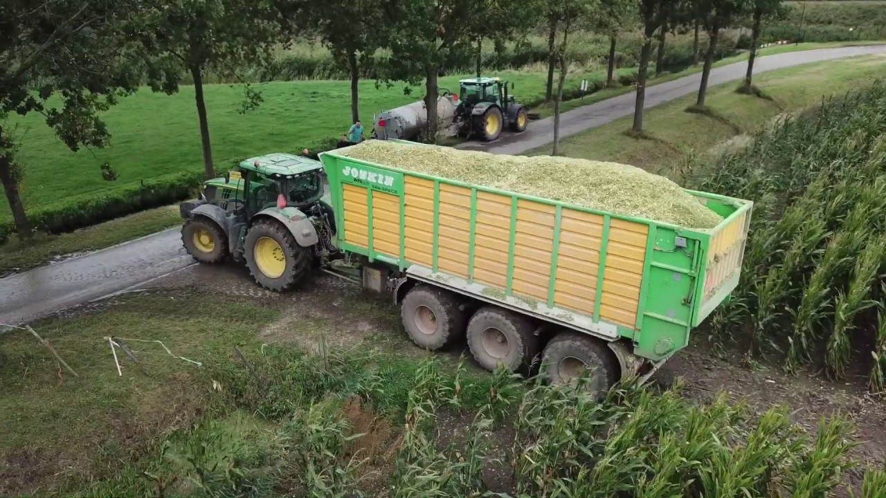 Mais Hakselen | Maishäckseln | Corn Harvest John deere 7350