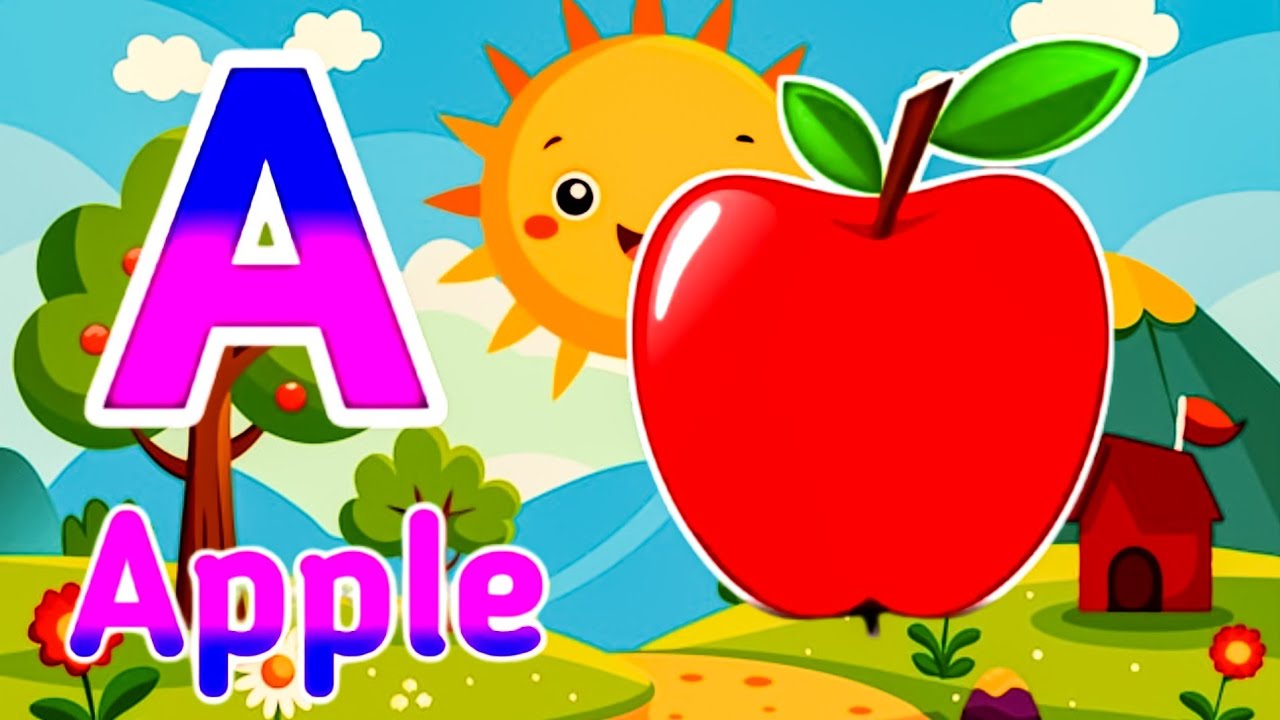 Phonics Song 2 with TWO Words in 3D - A For Airplane - ABC Alphabet Songs & Sounds  016