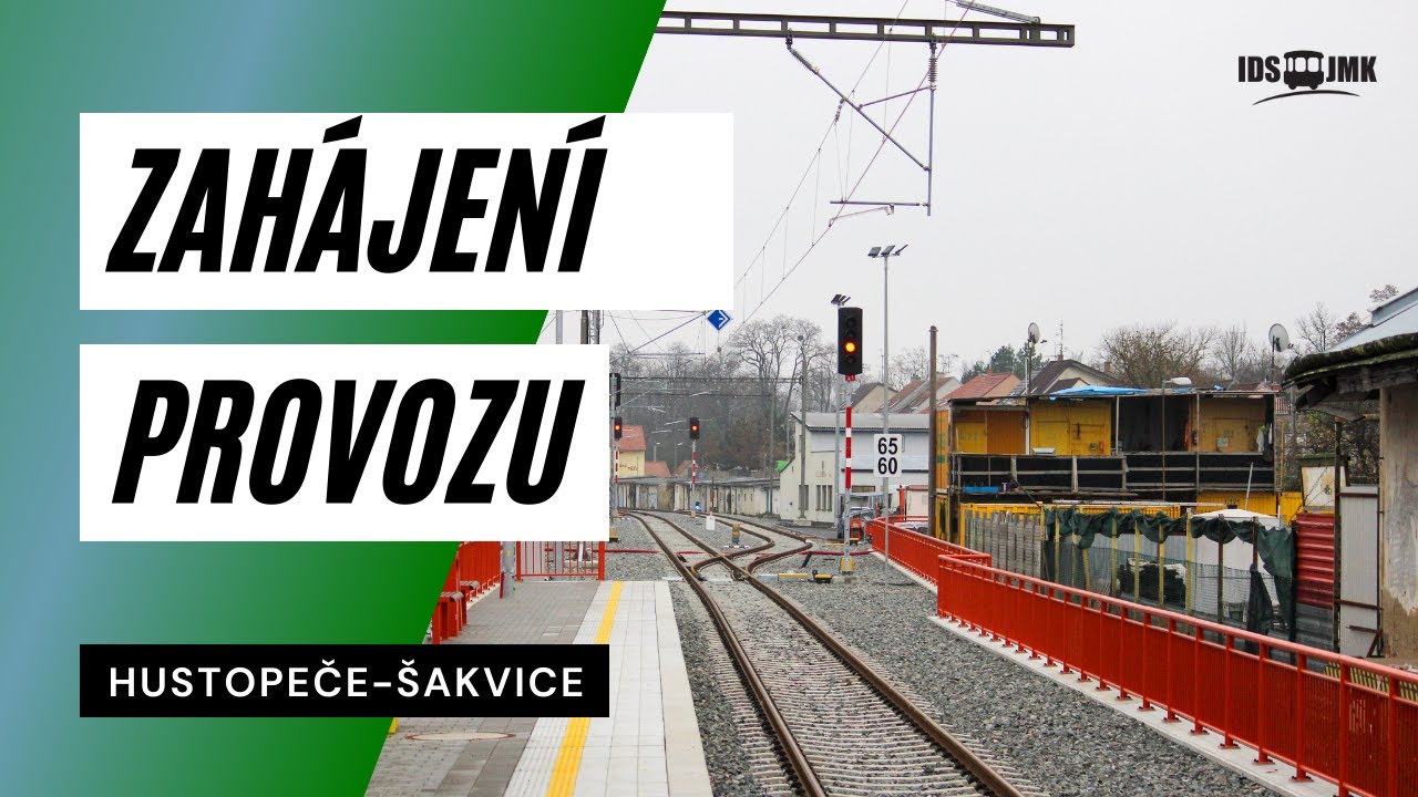 Zahájení provozu na zrekonstruované trati Hustopeče-Šakvice | 12. 12. 2020
