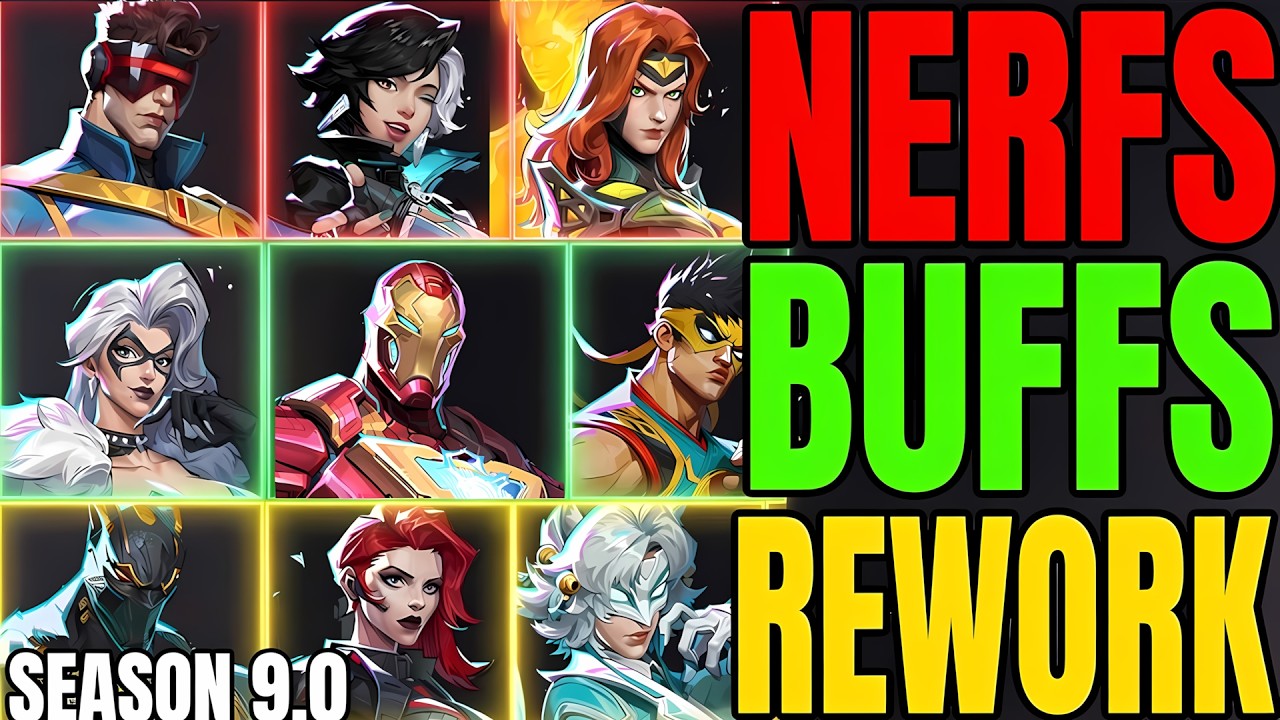Marvel Rivals, сезон 9: БАФФЫ и НЕРФЫ, которые нам НУЖНЫ