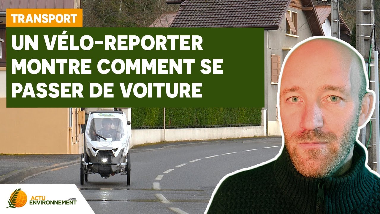 Comment un vélo-reporter montre qu'on peut se passer de voiture