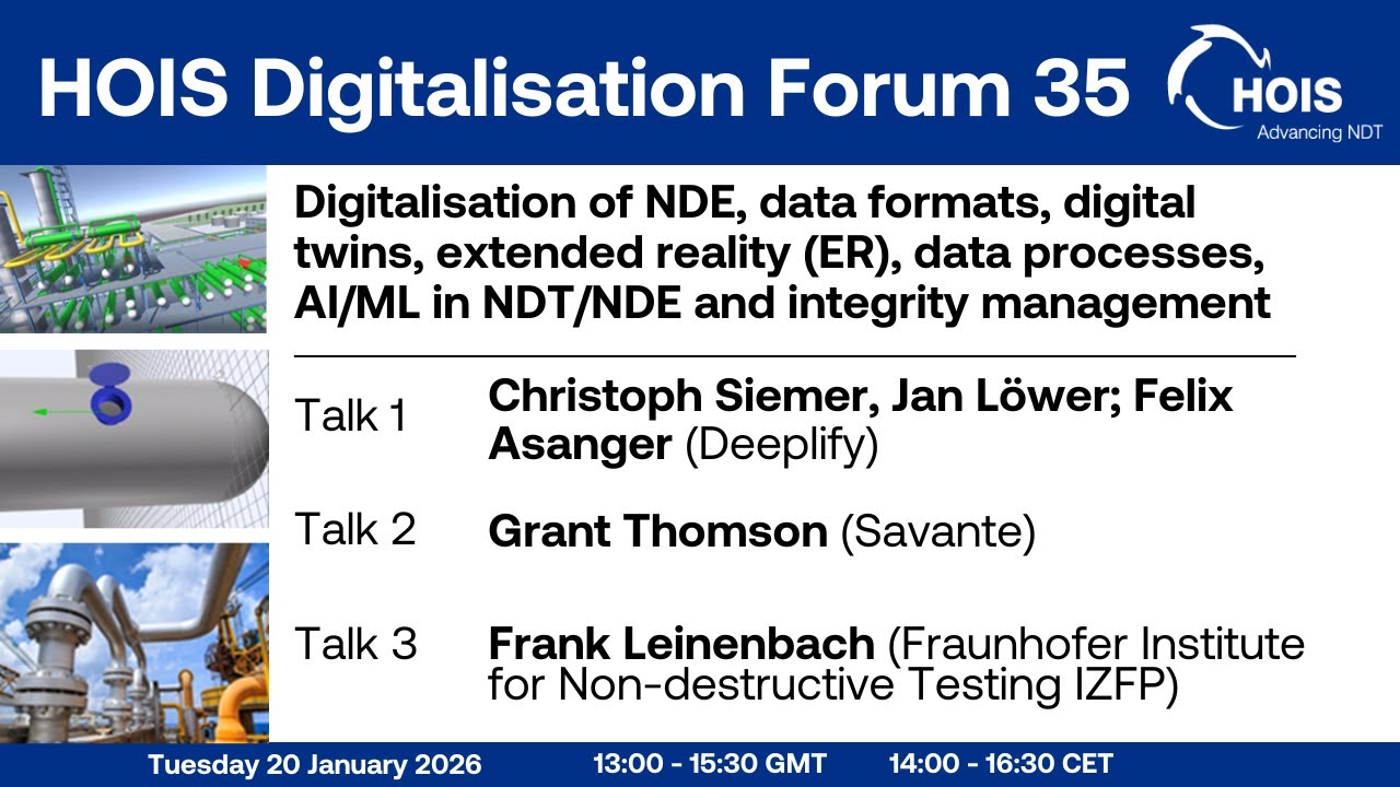 HDF35-3 Application of digital representations of NDE systems