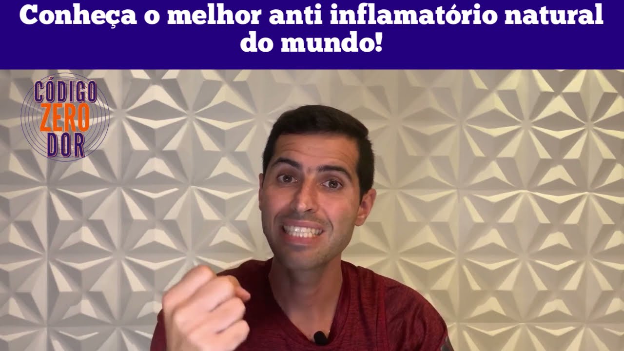 Conheça o melhor anti inflamatório natural do mundo!