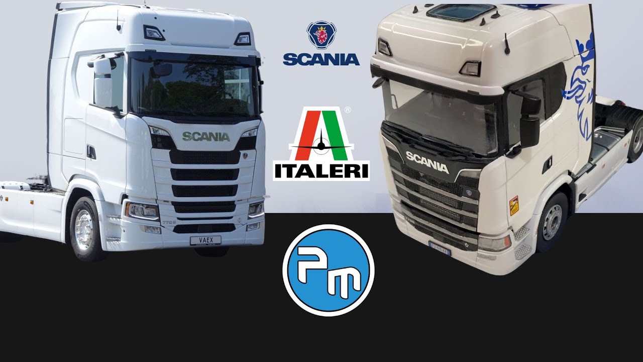 SCANIA 770 S V8 - White Cab - Italeri - Scala 1:24