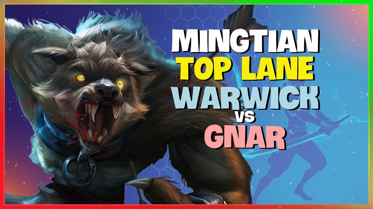 MingTian Rank 1 Challenger Warwick Top Lane Mechanics Breakdown Engsub
