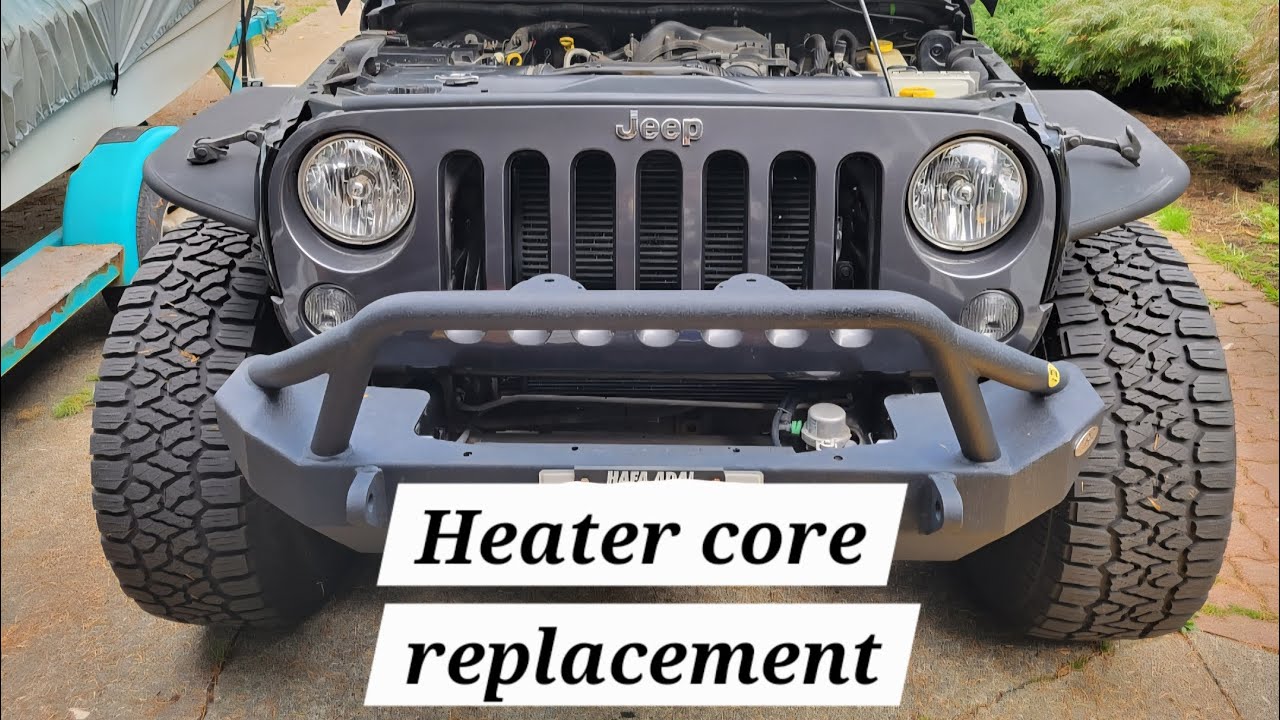 Замена радиатора отопителя Jeep Wrangler 2007-2018