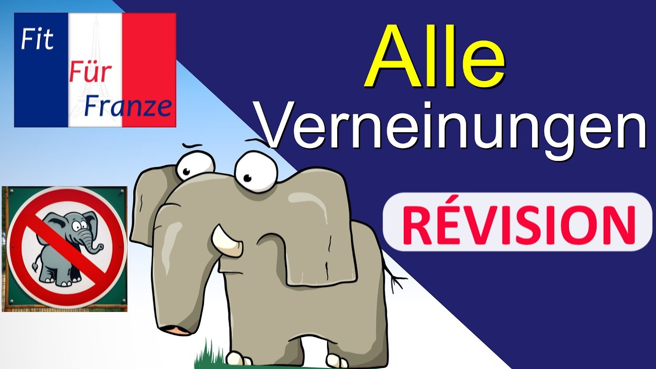 Mais NON! Alle Verneinungen auf Französisch | La négation