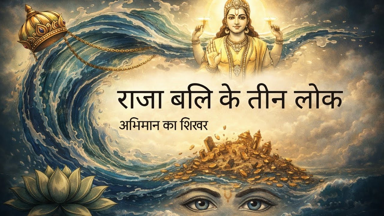 जब भगवान विष्णु ने तीन लोक मांगे | राजा बलि का अभिमान और उसका अंत | Vishnu Katha 2026