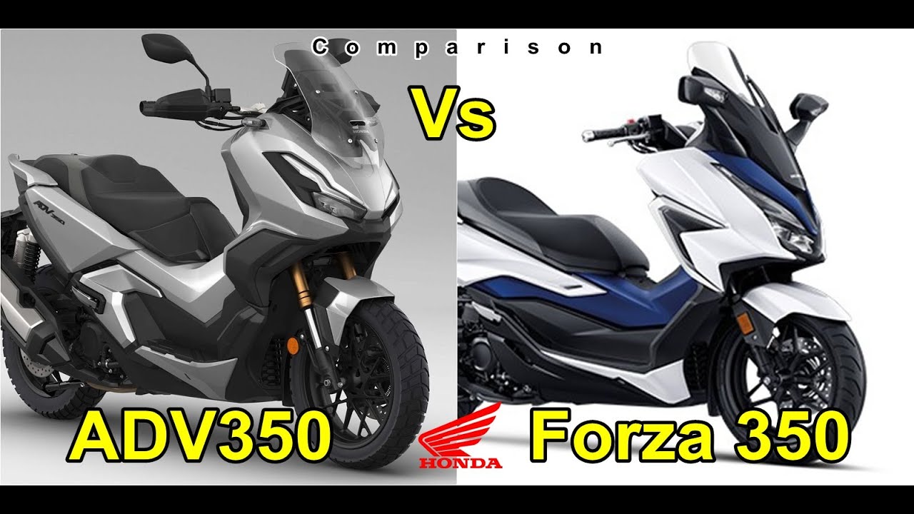 Honda ADV350 vs Honda Forza 350 Comparison |TM