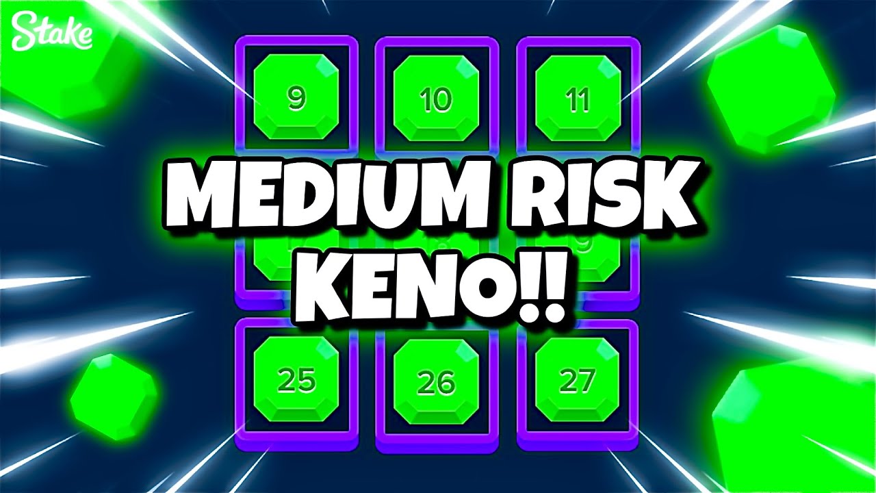 I TRIED MEDIUM RISK KENO ON STAKE...