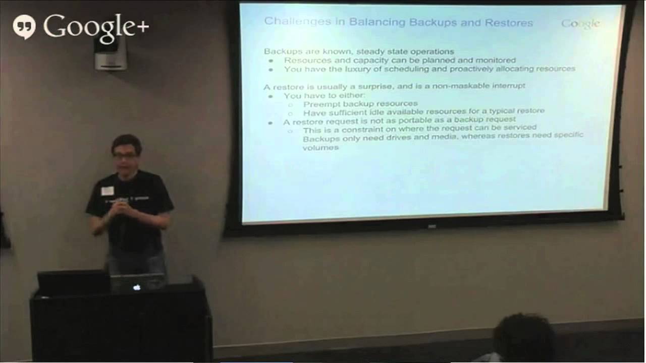 NYC Tech Talk Series: How Google Backs Up the Internet