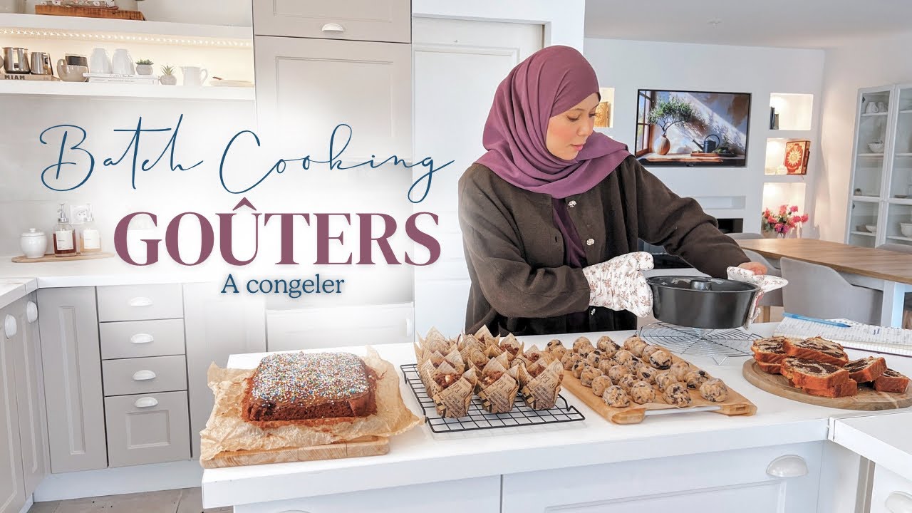 Batch Cooking Goûter | Idées faciles pour la semaine spéciale rentrée scolaire 🍰🍪🍫