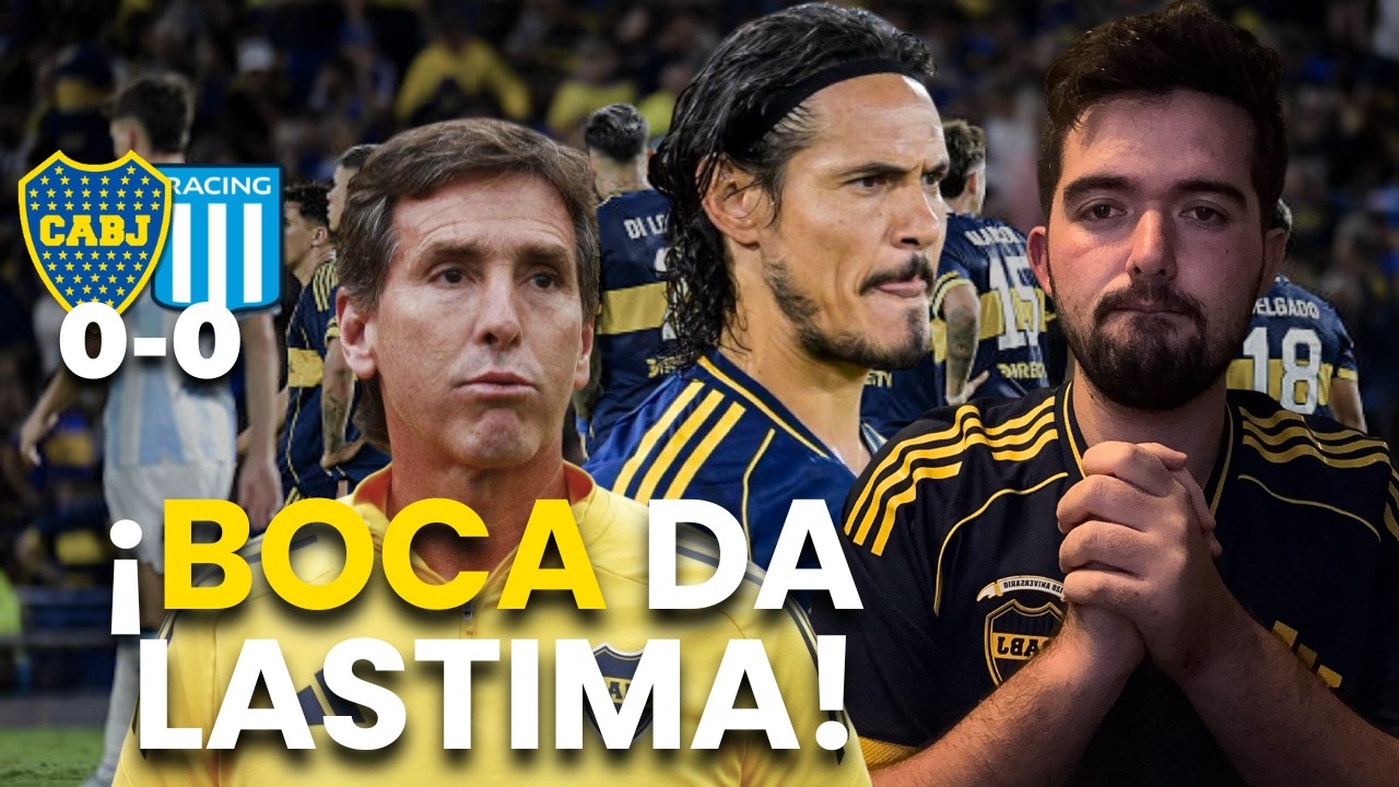 ¡BOCA 0-0 RACING REACCION!