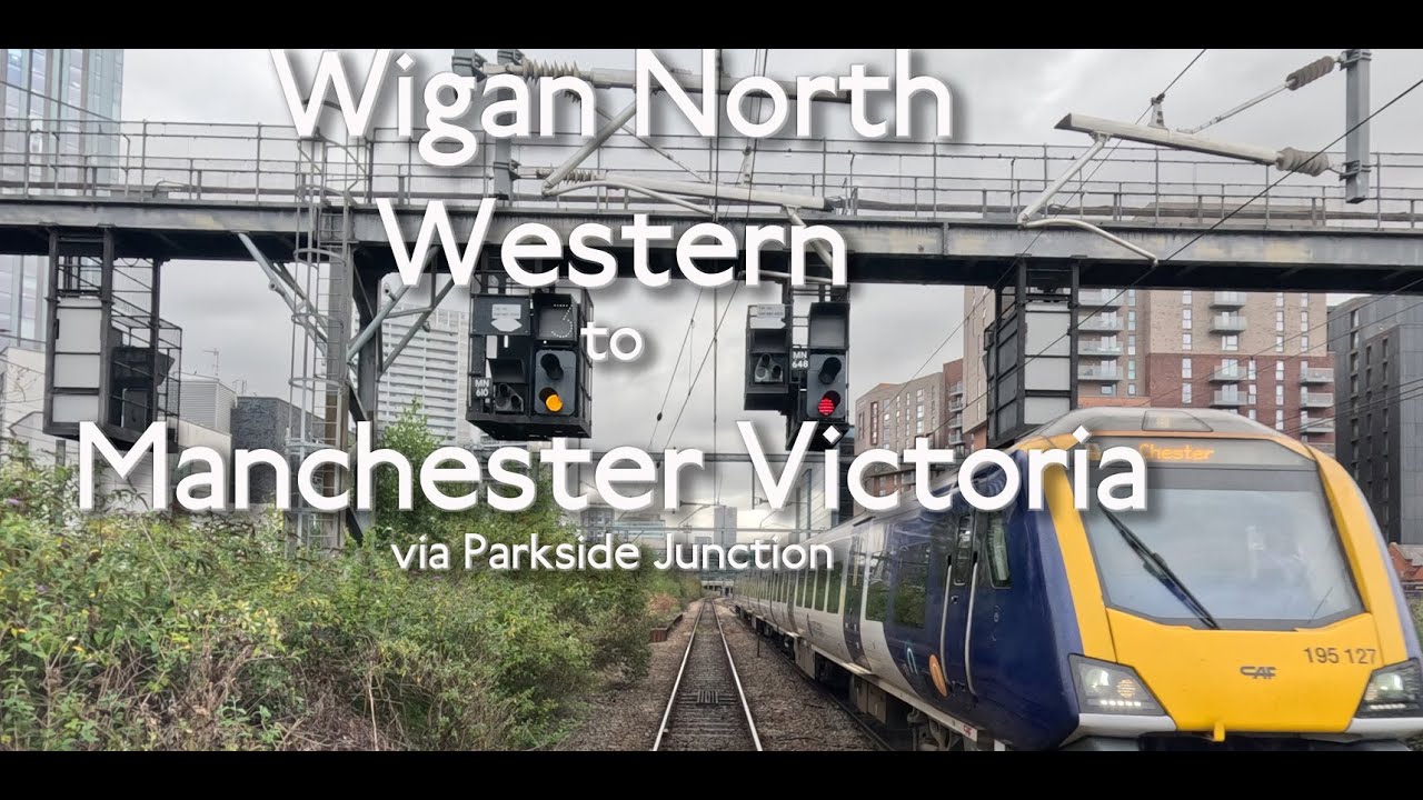 Wigan North Western to Manchester Victoria via Parkside Junction