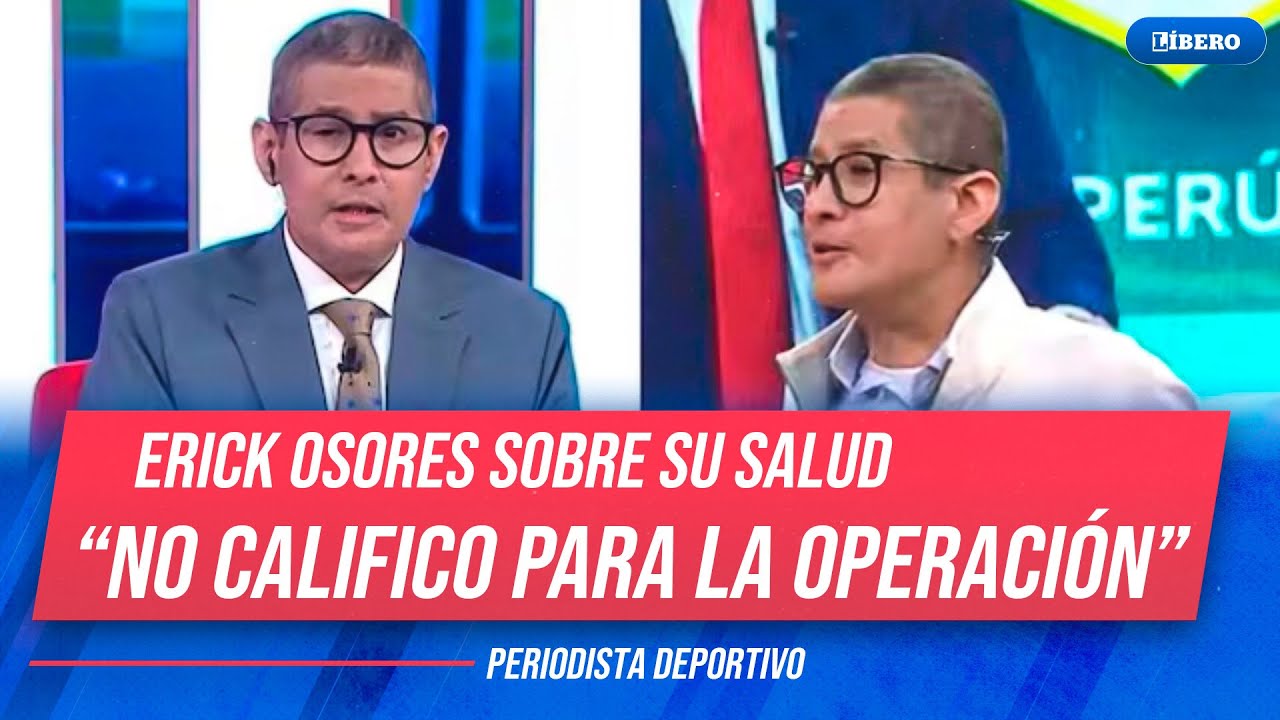 Erick Osores conmueve con triste noticia sobre su salud: 