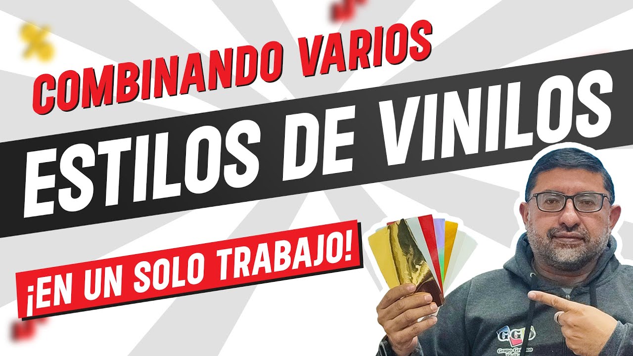 Combiné 3 Vinilos Diferentes en 1 Solo Diseño y el Resultado es BRUTAL 🚀✨