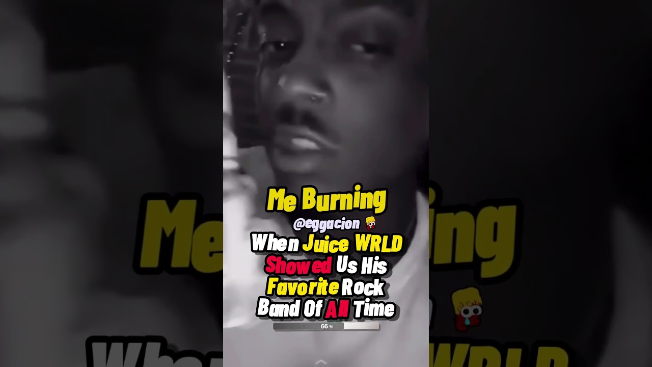 JUICE WRLD SHOWING US WHERE HE GOT HIS ROCK INSPIRATION FROM...