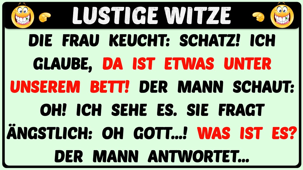 Bester Witz Des Tages! - Ein Frisch Verheiratetes Paar ist im Hotel…| Täglich Witzige Videos